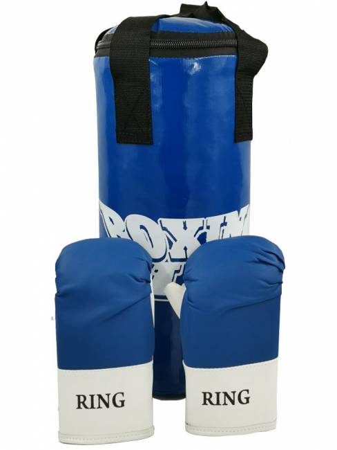 Набор боксерский ЮНИОР (мешок 45см,перчатки тренировочные)