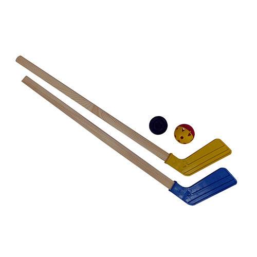 Хоккейный набор (2 клюшки + шайба + мячик) арт. 05-04