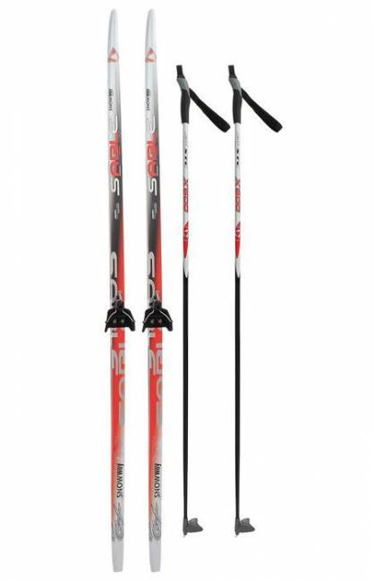 Лыжный комплект 75мм SNOWWAY рост 160