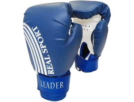 Перчатки боксерские LEADER 4 унций, синий