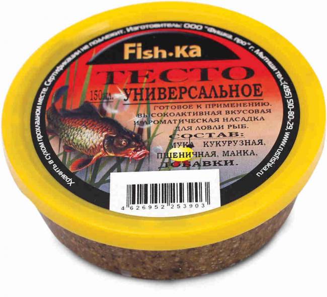Тесто (готовое) "Fish.ka" УНИВЕРСАЛЬНОЕ 150мл арт. 390