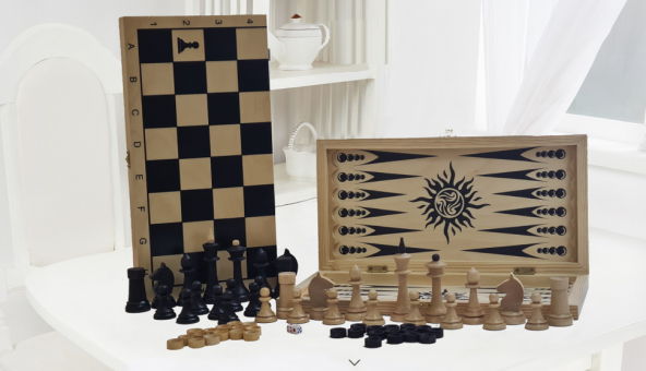 Игра 3 в 1 малая (нарды, шахматы, шашки) 508-22