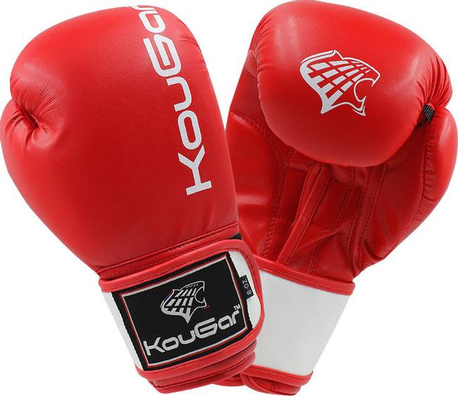 Перчатки боксерские KouGar KO-200-10, 10oz, красный