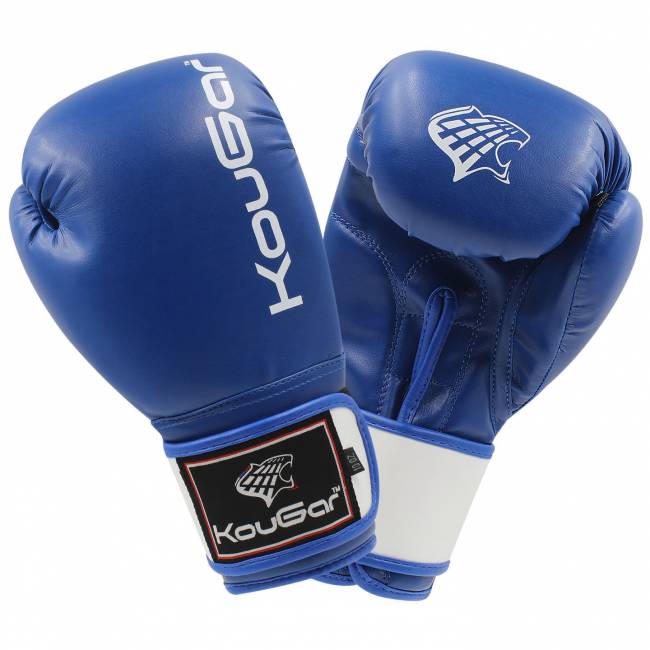 Перчатки боксерские KouGar KO-300-14, 14oz, синий
