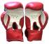 Перчатки  боксерские  REALSPORT  8 унций, красный