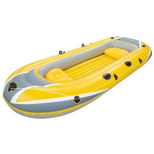 Лодка надувная BESTWAY 307х126 см с веслами и ножным насосом 61066